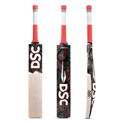 Afbeelding van DSC Lava cricketbat voor heren en jongens (beige, maat 6) Materiaal: Kasjmirwilg Lichtgewicht Gratis dekking Klaar om te spelen gemiddelde speler Ideaal leren bal
