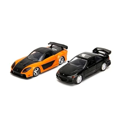 Afbeelding van Fast and Furious duo pack 1:32 Honda Civic + Mazda RX7