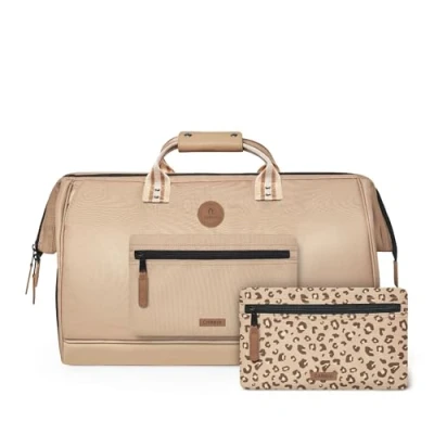 Afbeelding van CABAIA reistas met laptopvak Adventurer Sporty Duffle Bag Lobito beige