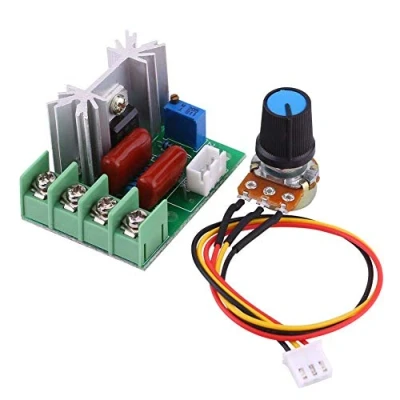 Afbeelding van AC 50 220 V 2000 W SCR elektrische spanningsregelaar module, kaart uitgangsspanning stabilisator transformator/snelheidsregelaar lichtdimmer