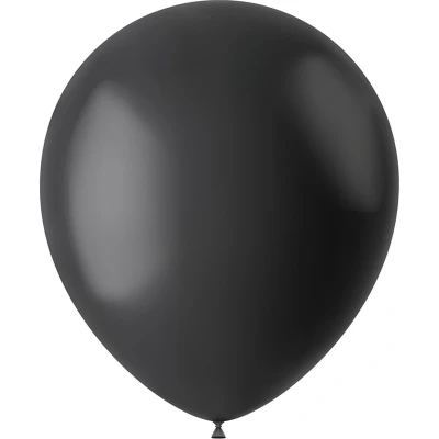 Afbeelding van Zwarte Ballonnen 33cm 10 stuks