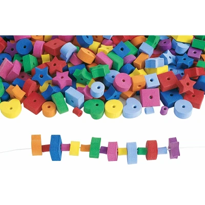 Afbeelding van Colorations Foam Figuren Kralenset, 500dlg.