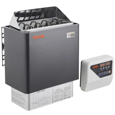 Image de VEVOR Poêle Sauna Électrique 6kW Contrôleur Numérique Spa Domestique pour 5 9m3