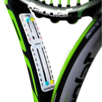 Afbeelding van Scoring Right Scorebord Tennis &amp; Padel Plakbaar Hoogwaardige Kwaliteit 1,9 Gram Wit