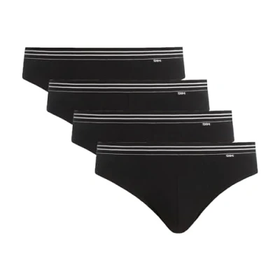 Image de DIM Homme Ecodim Coton Stretch x4 Slip, Noir, L