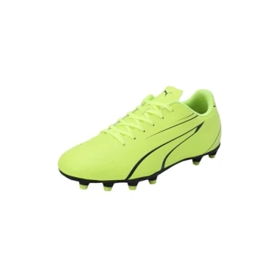 Afbeelding van PUMA Vitoria Fg/Ag Voetbalschoenen voor heren, ELECTRIC LIME BLACK