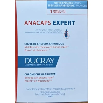 Image de Ducray Anacaps Expert Chute De Cheveux Chronique 90 Gélules