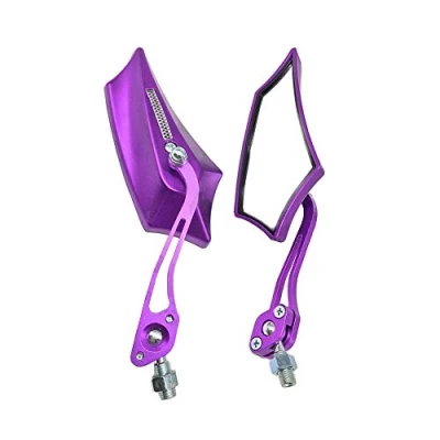 Afbeelding van Mintice Paars Universele Zijspiegel Motorfiets Spiegel Scooter 8/10mm Fiets
