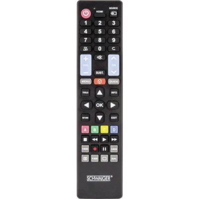 Afbeelding van Schwaiger UFB100U Samsung, LG, Sony, Philips, Panasonic Afstandsbediening Zwart