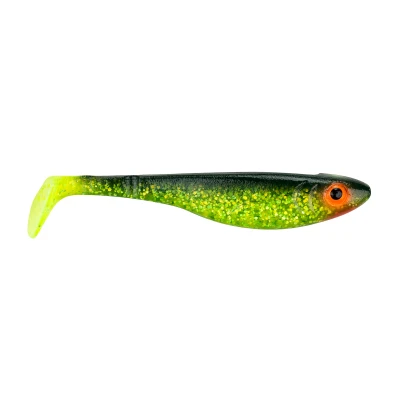 Afbeelding van Svartzonker Mcprey, 4 stuks Black Chartreuse Shad