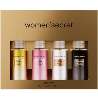 Image de women&#039;secret Body Mist Glitter Coffret cadeau Spray pour le corps femme 4 x 50 ml