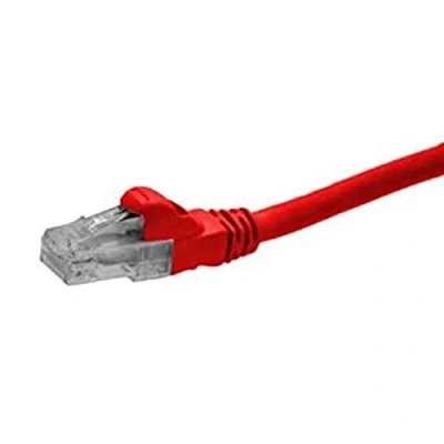 Afbeelding van ACT Rode 3 meter lszh u/utp Cat6 patchkabel met RJ45 connectoren. rood 3,00m (U/UTP, CAT6, 3 m), Netwerkkabel