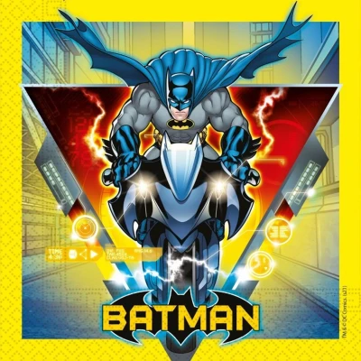 Afbeelding van Servetten Batman Rogue Rage 33x33cm 20 stuks