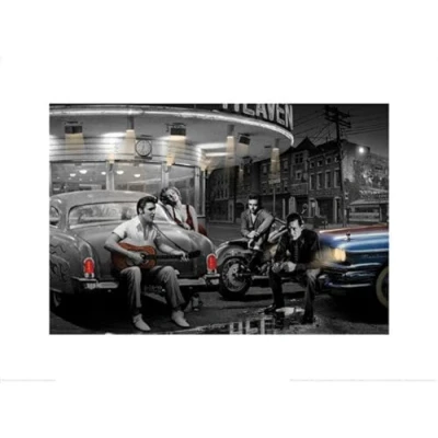 Afbeelding van Kunstdruk Legendary Crossroads Chris Consani 60x80cm