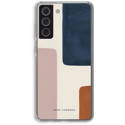 Afbeelding van hoesje geschikt voor Samsung Galaxy S21 FE Geo #5 Soft Cover Telefoonhoesje Bescherming aan alle Kanten en Schermrand