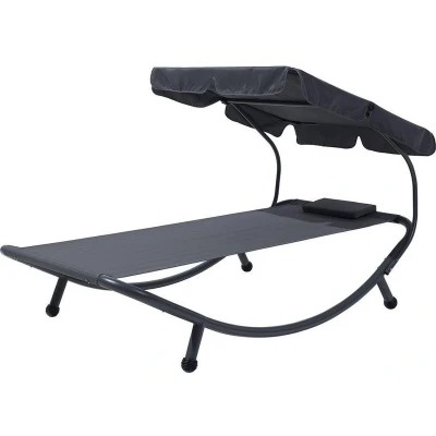 Afbeelding van TERNO Strandstoel Grijs Polyester