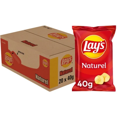 Afbeelding van Lay&#039;s Naturel 20x40g