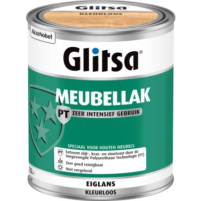 Afbeelding van Glitsa Meubellak 0,75l Blanke lak &amp; Beits