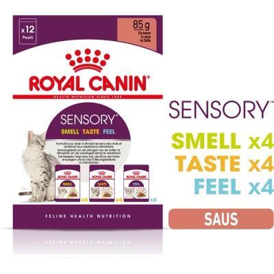 Afbeelding van Royal Canin Sensory Multipack Mix In Gravy Kattenvoer 12x85 g
