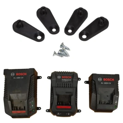 Afbeelding van 18 V wandhouder voor Bosch, Makita, Metabo, perfecte werkplaatsaccessoires (Bosch)