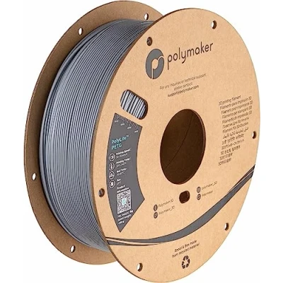 Afbeelding van Polymaker PB01003 PolyLite Filament PETG Hittebestendig, Hoge treksterkte 1.75 mm 1000 g Grijs 1 stuk(s)