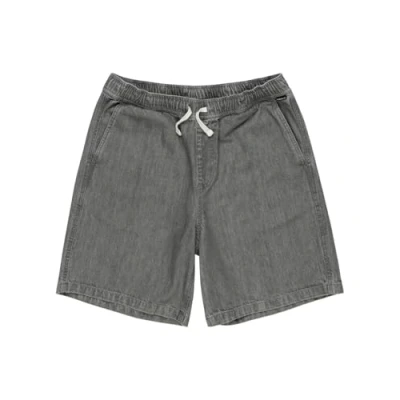 Afbeelding van Quiksilver Taxer Jeansshort, Heren, Maat: Small, Medium grey wash