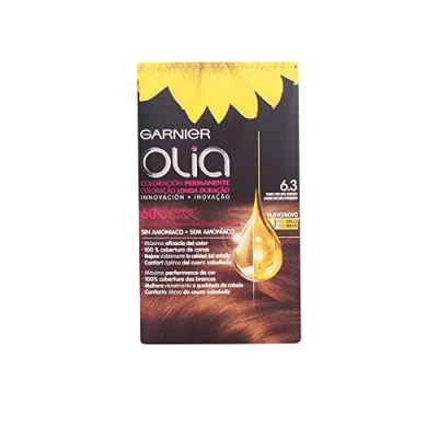 Afbeelding van Garnier Olia Permanente Haarverf, donkerblond, goud, 6.3, 1 stuk