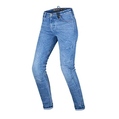 Afbeelding van SHIMA Devon Dames Blauw Motor Jeans Maat 32/30 Broek