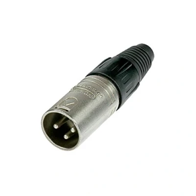 Afbeelding van XLR connector Neutrik 3 pin (Metaal, Mannelijk, Trekontlasting)