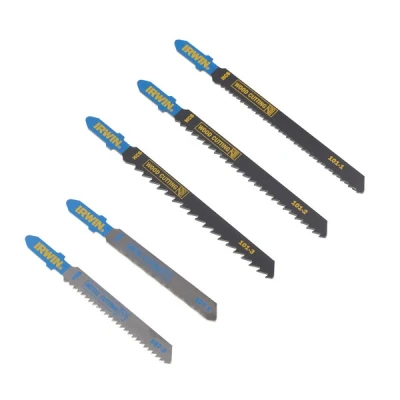 Afbeelding van Set decoupeerzaagbladen 5PCS Mix hout grof, medium, fijn /metaal fijn, medium