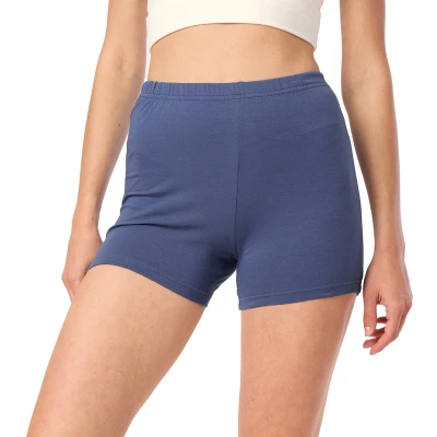 Afbeelding van Merry Style MS MS10 392 LE Dames Leggings Sport Vrijetijdsbroek Hotpants Shorts Boxershorts Kort Katoen Marineblauw S