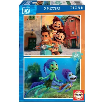 Afbeelding van EDUCA Puzzel 2x100 stuks Disney