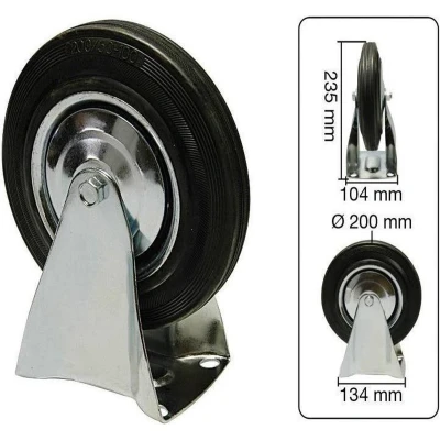 Afbeelding van Benson Bokwiel 200 mm Maximale Belasting 205 kilo