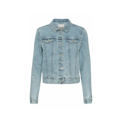 Afbeelding van ICHI Ihbilly JA Spijkerjas, Dames, Maat: 44, Light blue washed