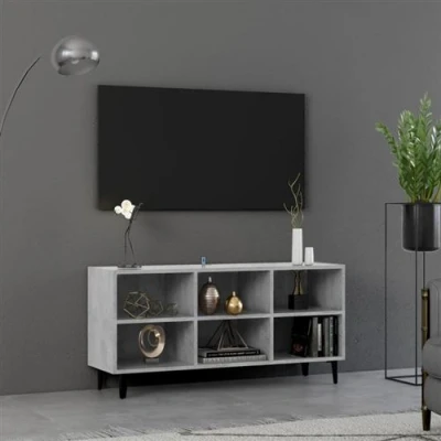 Afbeelding van vidaXL Tv meubel Betongrijs 103.5 x 30 50 cm