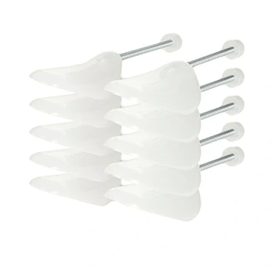 Afbeelding van Incutex 5 paar schoenoprekkers, schoenvormers, schoenspanners van kunststof, variabel, maat 38 44, transparant., transparant, 44 EU