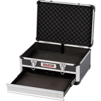 Afbeelding van Kreator KRT640601B Gereedschapskoffer 430 x 300 205 mm zwart (geleverd zonder gereedschap)
