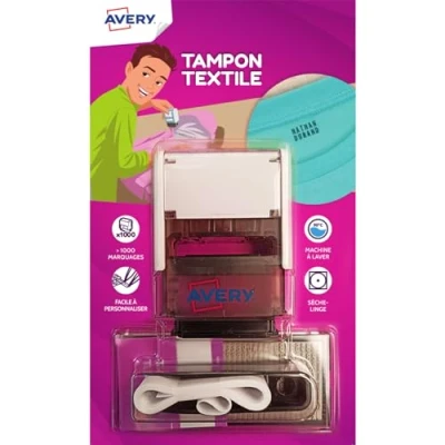 Afbeelding van AVERY textielstempel, wasmachinebestendig