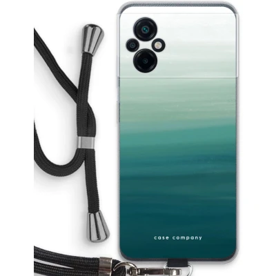 Afbeelding van Case Company® hoesje met Koord geschikt voor Xiaomi Poco M5 Ocean Telefoonhoesje Zwart Bescherming aan alle Kanten en Over de Schermrand