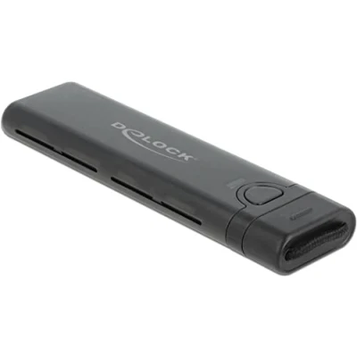 Afbeelding van DeLOCK External USB Type C™ Combo Enclosure for M.2 NVMe PCIe or SATA SSD interfacekaart/ adapter