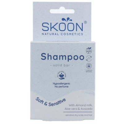Afbeelding van Skoon Shampoo Bar Soft &amp; Sensitive Hypoallergeen 90GR