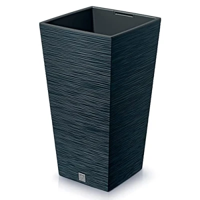 Afbeelding van Prosperplast Bloempot Hoog Vierkant Furu Square 35x35x66cm Antraciet