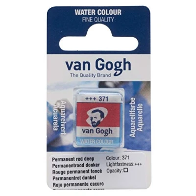Afbeelding van Aquarelverf 371 Permanentrood Donker van Gogh Napje