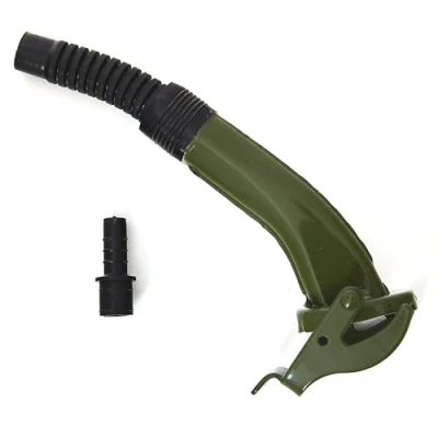 Afbeelding van BW Flexibele schenktuit voor metalen jerrycan 5/10/20 liter Flex Standard olijfgroen RAL 6003 Made in Europe