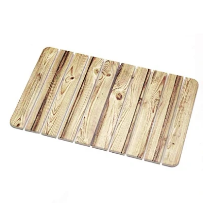Afbeelding van Diatomeeënaarde badmat sneldrogend en antislip 60 x 39 cm