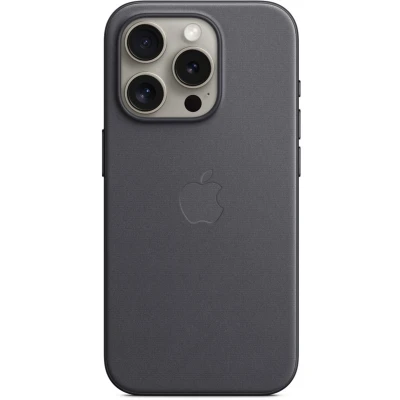 Afbeelding van Apple MagSafe Textiel Back Cover Zwart iPhone 15 Pro