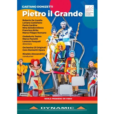 Afbeelding van Rinaldo Alessandrini, Orchestra Gli Originali Donizetti: Pietro Il Grande (2 DVD)