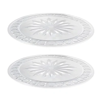 Afbeelding van Westmark 2 x taartschaal, Ø 31 cm, glaslook, onbreekbaar, kunststof, transparant, 345522E3