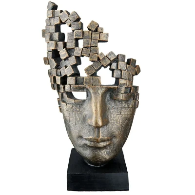 Afbeelding van Gilde Figuur &#039;Male Mask&#039;
