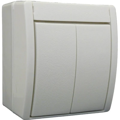 Afbeelding van ABB Busch Jaeger OCEAN IP44 Installatie Schakelaar 2CKA001085A1621 E2P2C